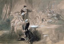 Arrest of Lord Hastings c1856-1859. Artist: Sir John Gilbert