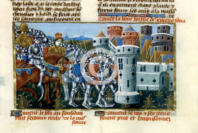 Arrest of Louis IX. From "Grandes Chroniques de France", Second Half of the 15th cen. Creator: Anon.