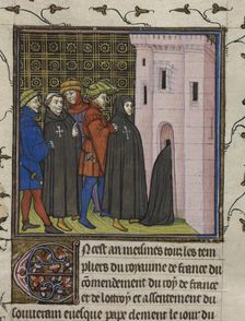 Arrest of the Templars, end of 14th century. Creator: Unknown