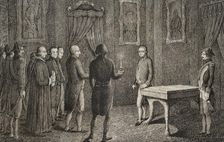 Arrest of the Prince of Asturias, The El Escorial Conspiracy, 1807, (1851). Creator: Unknown