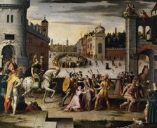 Arrest and Execution of Thomas More Chancellor to Henry VIII of England c1541-1599. Artist: Antoine Caron