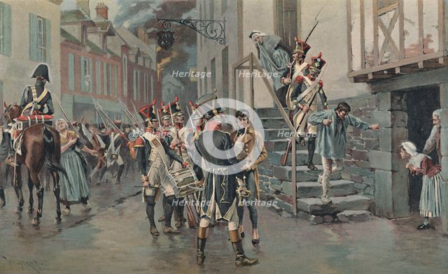'Arresting Deserters', 1896. Artist: Unknown.