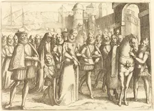 Arrival at Valencia, 1612. Creator: Jacques Callot