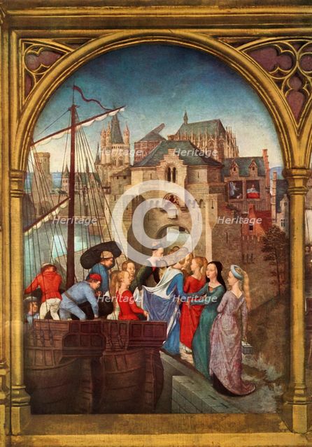 'Arrival in Cologne', 1489. Creator: Hans Memling.