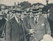 Arrival in England. Captain Cecil Foster and his chief officer Gravesend, August, 1923, (1936)