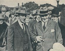 Arrival in England. Captain Cecil Foster and his chief officer Gravesend, August, 1923, (1936)