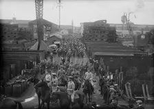 Arrival launch party, between c1915 and c1920. Creator: Bain News Service