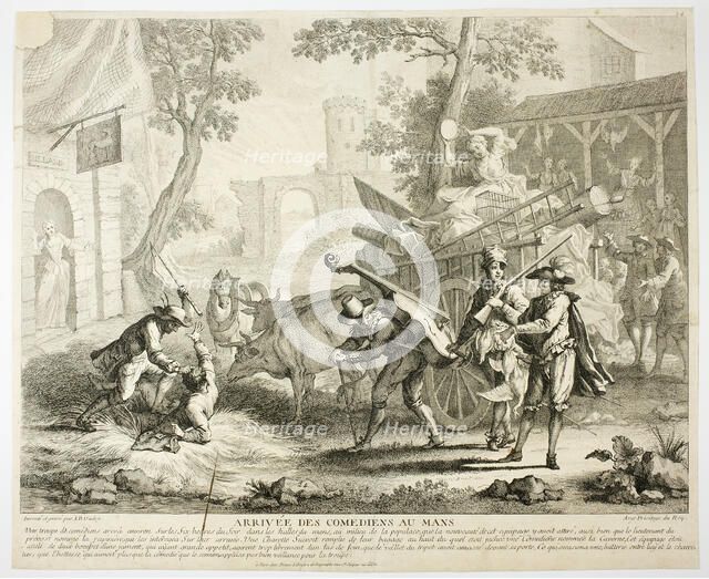 Arrival of the Comedians, n.d. Creator: Jean-Baptiste Oudry.