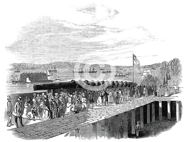 Arrival of "The Great Britain" Steam-Ship at New York, 1845. Creator: Unknown.