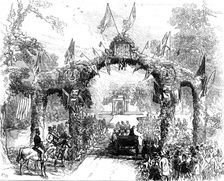 Arrival of the Earl of Pembroke at Wilton, 1871. Creator: Unknown