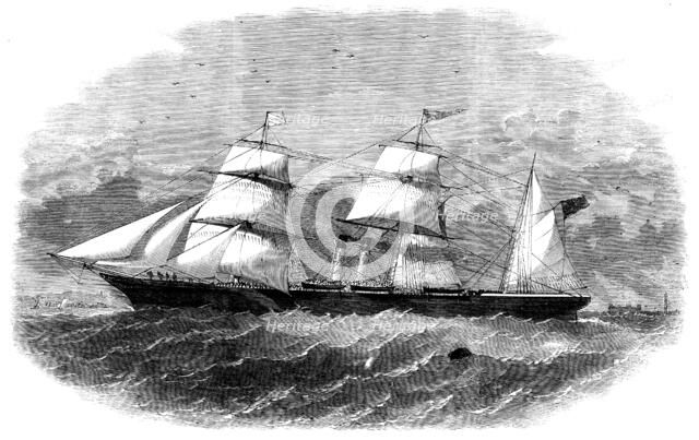 Arrival of the First Detachment of the 100th Regiment in the Mersey, 1858. Creator: Unknown.