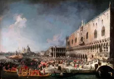 Arrival of the French Ambassador in Venice 1725-1726. Artist: Canaletto