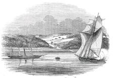 Arrival of the King of Holland, at Osbourne House, Isle of Wight, 1845. Creator: Unknown