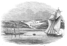 Arrival of the King of Holland, at Osbourne House, Isle of Wight, 1845. Creator: Unknown