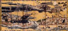 Arrival of the "Southern Barbarians", c. 1600. Creator: Unknown