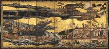 Arrival of the "Southern Barbarians", c. 1600. Creator: Unknown