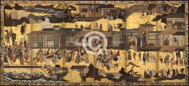 Arrival of the "Southern Barbarians", c. 1600. Creator: Unknown.