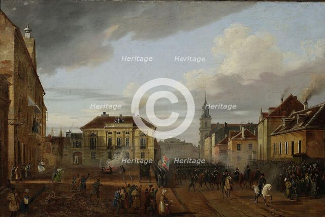Arrival of the Polish regiments to Warsaw, 1831.