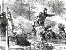 Arrival of the Prince of Wales at Malta, 1876. Creator: Unknown