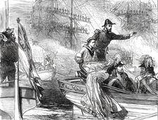 Arrival of the Prince of Wales at Malta, 1876. Creator: Unknown