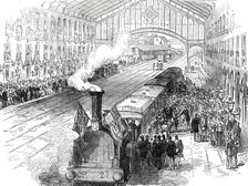 Arrival of the Prince of Wales at Lisbon, 1876. Creator: Unknown