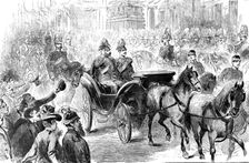 Arrival of the Prince of Wales in Berlin, 1890. Creator: Unknown