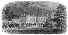 Arrival of the Prince at Clumber, 1861. Creator: Unknown