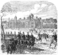 Arrival of the Prince and Princess of Wales at Melford Hall , Suffolk..., 1865. Creator: Unknown