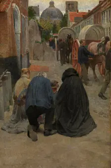 Arrival of the Procession, 1903-1905. Creator: Frans van Leemputten