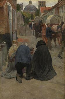 Arrival of the Procession, 1903-1905. Creator: Frans van Leemputten