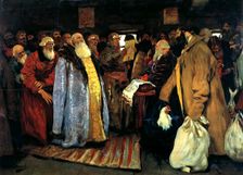 Arrival of a voivode, 1907. Creator: Ivanov, Sergei Vasilyevich (1864-1910)