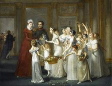 Arrival of Archduchess Marie-Louise in Compiègne, March 28, 1810, 1812. Creator: Auzou, Pauline (1775-1835)