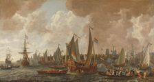 Arrival of Charles II, King of England, in Rotterdam, 24 May 1660, c.1660-c.1665. Creator: Lieve Verschuir