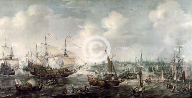 Arrival of Frederick V of the Palatinate to Vlissingen, 5th May 1613.