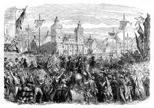 Arrival of French troops in Mexico, 1864 (late 19th century)