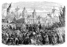 Arrival of French troops in Mexico, 1864 (late 19th century)