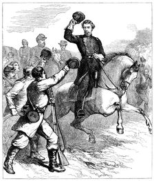 Arrival of General McClellan at Williamsburg, Virginia, 1862 (c1880)