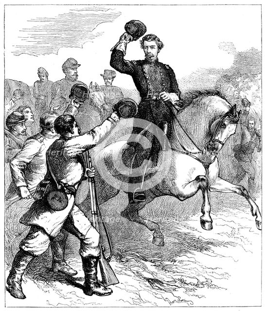 Arrival of General McClellan at Williamsburg, Virginia, 1862 (c1880). Artist: Unknown