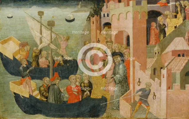 Arrival of Helen in Troy, c1430. Creator: Unknown.