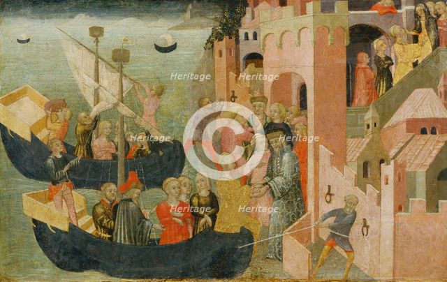 Arrival of Helen in Troy, c1430. Creator: Unknown.