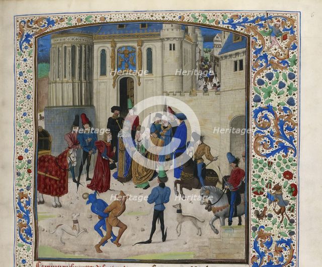 Arrival of Isabeau de Bavaria in Paris, ca 1470-1475. Creator: Anonymous.
