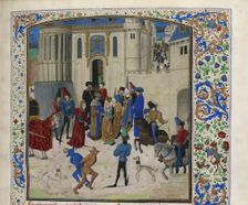 Arrival of Isabeau de Bavaria in Paris, ca 1470-1475. Creator: Anonymous