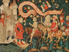 Arrival of Joan of Arc at the Castle of Chinon, 1429, (1877). Creator: Unknown