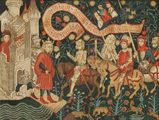 Arrival of Joan of Arc at the Castle of Chinon, 1429, (1877). Creator: Unknown