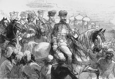 Arrival of Major Lawrence at Collady, c1891. Creator: James Grant