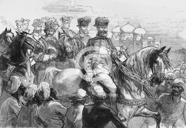 'Arrival of Major Lawrence at Collady, c1891. Creator: James Grant.