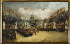 Arrival of Napoleon's ashes on the Esplanade des Invalides, December 15, 1840. Creator: Unknown