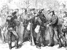 Arrival of Prussian sailors at Versailles, 1871. Creator: Unknown