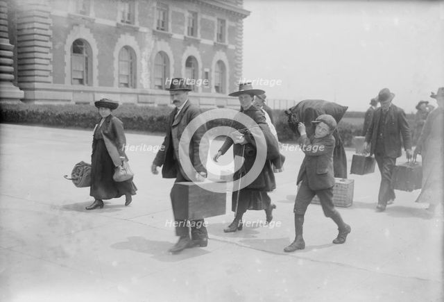 Arriving at Ellis Island, between c1915 and c1920. Creator: Bain News Service.