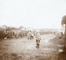 Arriving at Revigny, northern France, c1914-c1918